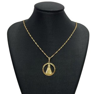 CF621200 - Colar N. Sra. Aparecida Folheado - 45cm