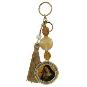 CH2041015 - Chaveiro Santa Rita de Cássia - 16x5cm