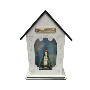 CP204005 - Capela N. Sra. Aparecida Madeira MDF - 22x15cm