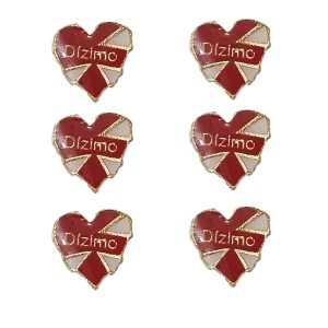 BO49001P6 - Botton Dízimo c/ 6un. - 1,4x1,4cm