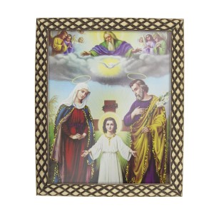 QD91515 - Quadro Sagrada Família - 23x28cm