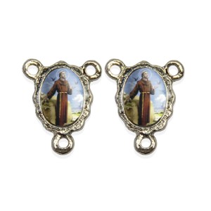 ET1672407P5 - Entremeio São Francisco de Assis Duplo Resinado c/ 5un. - 1,9x1,5cm