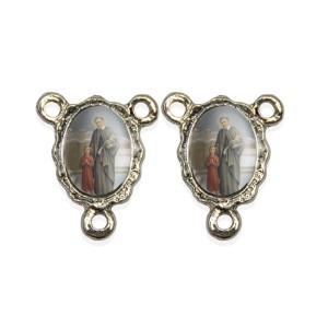 ET1672411P5 - Entremeio São Vicente de Paulo Duplo Resinado c/ 5un. - 1,9x1,5cm