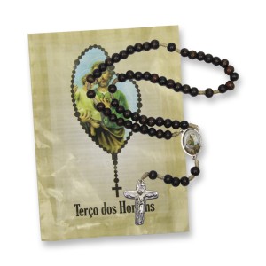 TE950590 - Terço c/ Oração São José - 33cm