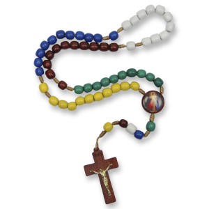 TE9700162 - Terço Missionário Madeira - 36cm