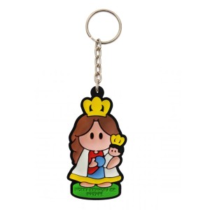 CH50009 - Chaveiro N. Sra. De Nazaré Emborrachado - 12x4,5cm