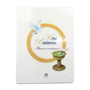 LI1406 - Meu Batismo Álbum de Recordações - 28x21cm