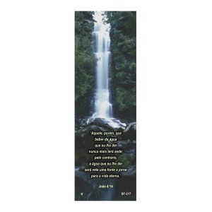 MP67324P50 - Marcador de Página João 4:14 c/ 50un. - 15x5cm