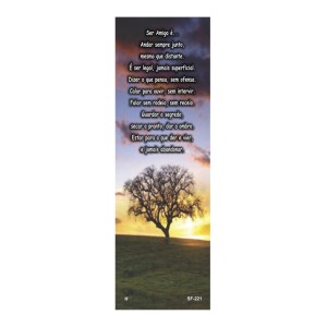 MP67325P50 - Marcador de Página Ser Amigo é... c/ 50un. - 15x5cm