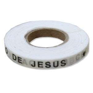 RF141200 - Rolo de Fita Sagrado Coração de Jesus Branco