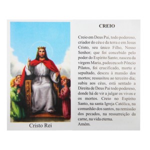 OG141480P100 - Oração Cristo Rei c/ 100un. - 10x6cm